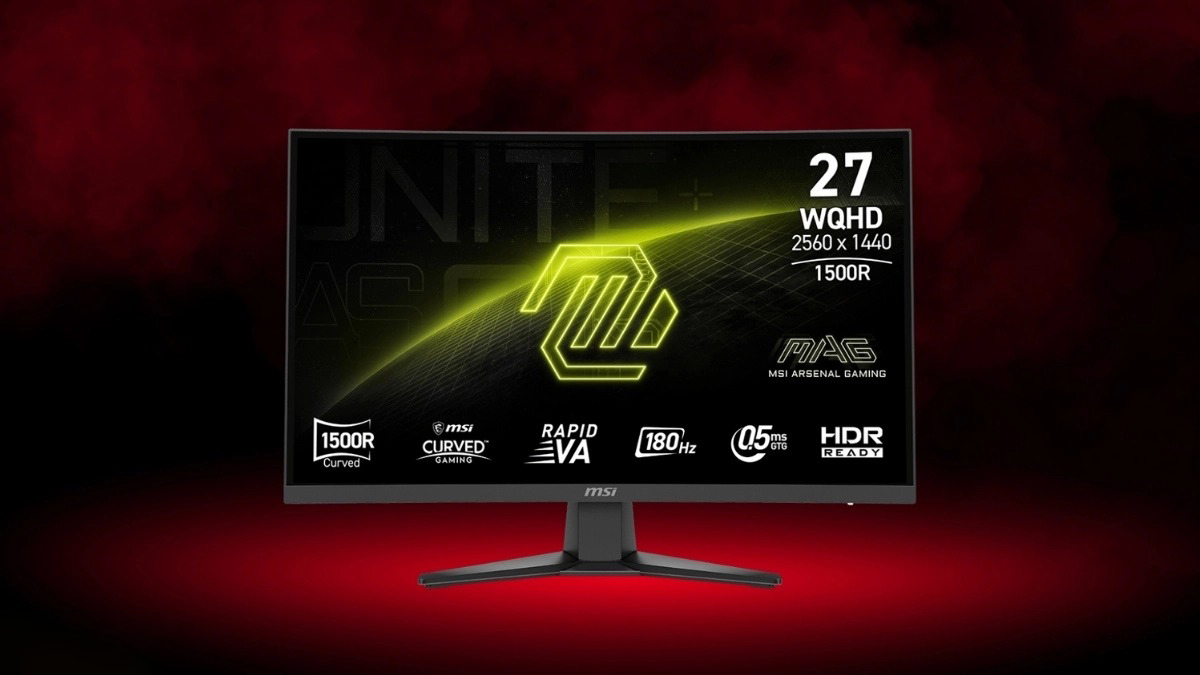 MSI MAG 275CQF E18 27 inch có kích thước lớn mang đến không gian hiển thị rộng rãi