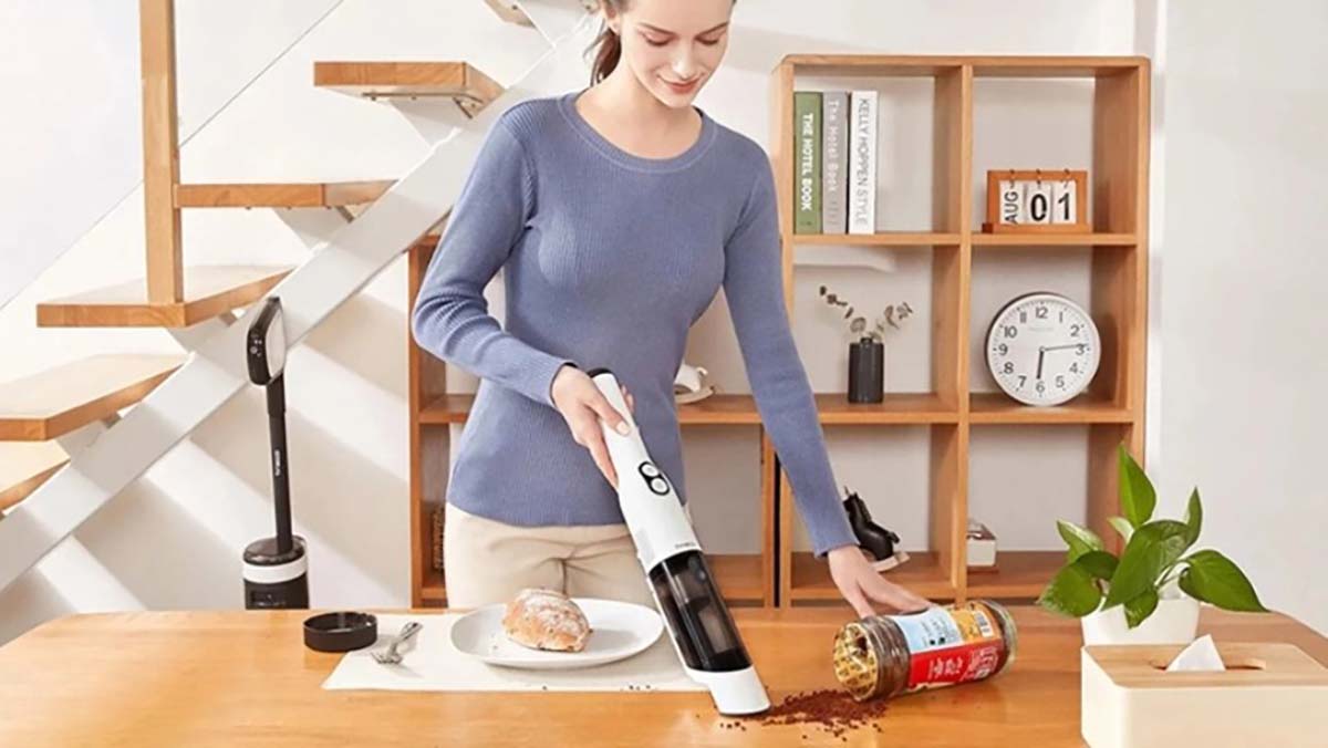 Máy hút bụi cầm tay Tineco Go Mini có thiết kế nhỏ gọn, lực hút mạnh mẽ