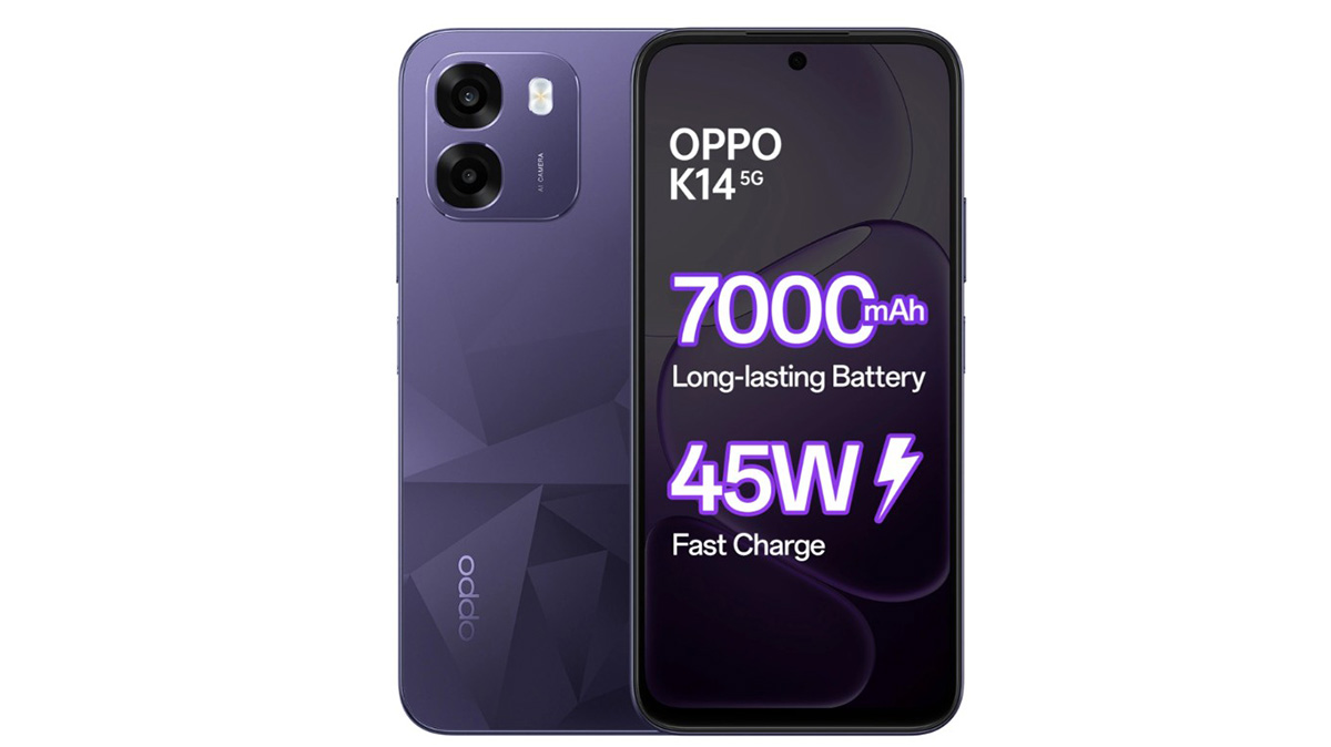 Điểm nhấn của OPPO K14 5G đến từ viên pin khủng 7000 mAh