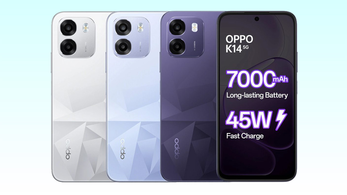OPPO K14 5G ra mắt: Màn hình 120Hz, camera 50MP, kháng nước IP69 và pin 7000 mAh, giá chỉ hơn 5 triệu
