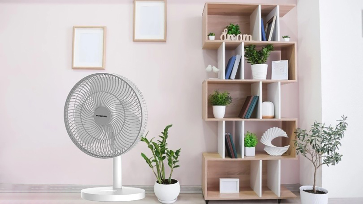 Mẫu quạt tích điện này cho thời gian sử dụng ấn tượng