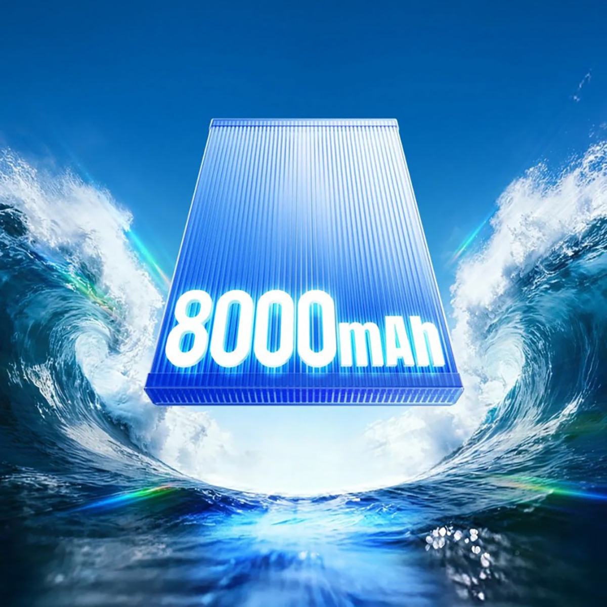 realme C100 4G có pin 8000 mAh ấn tượng