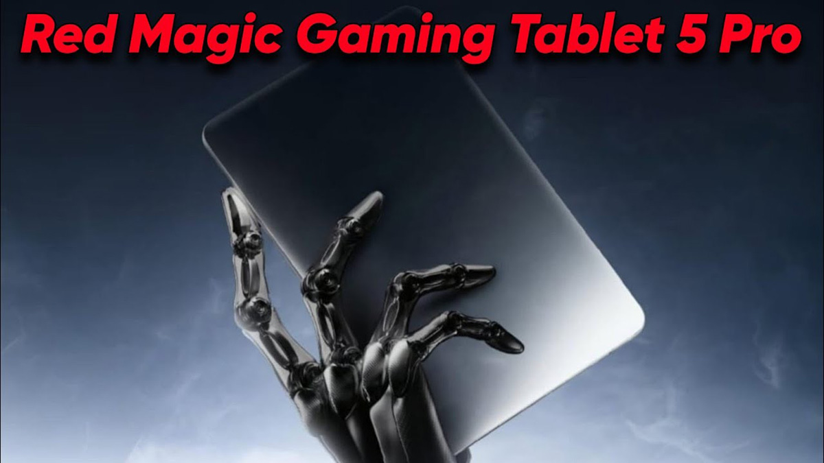 Red Magic Gaming Tablet 5 Pro sắp ra mắt: Màn 200Hz, chip mới, tản nhiệt cực khủng