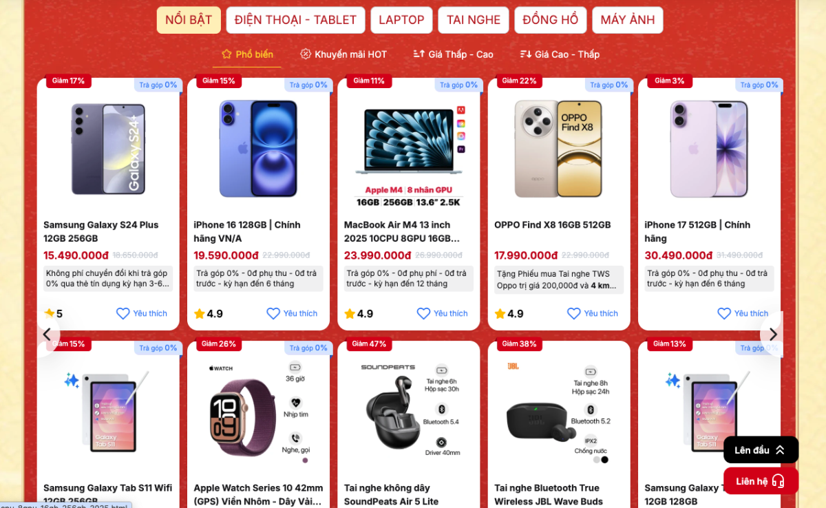 Nhiều deal hot đang chờ đón bạn