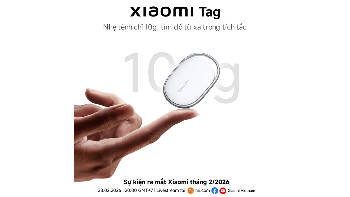 Xiaomi Tag là phụ kiện theo dõi đồ vật nhỏ gọn