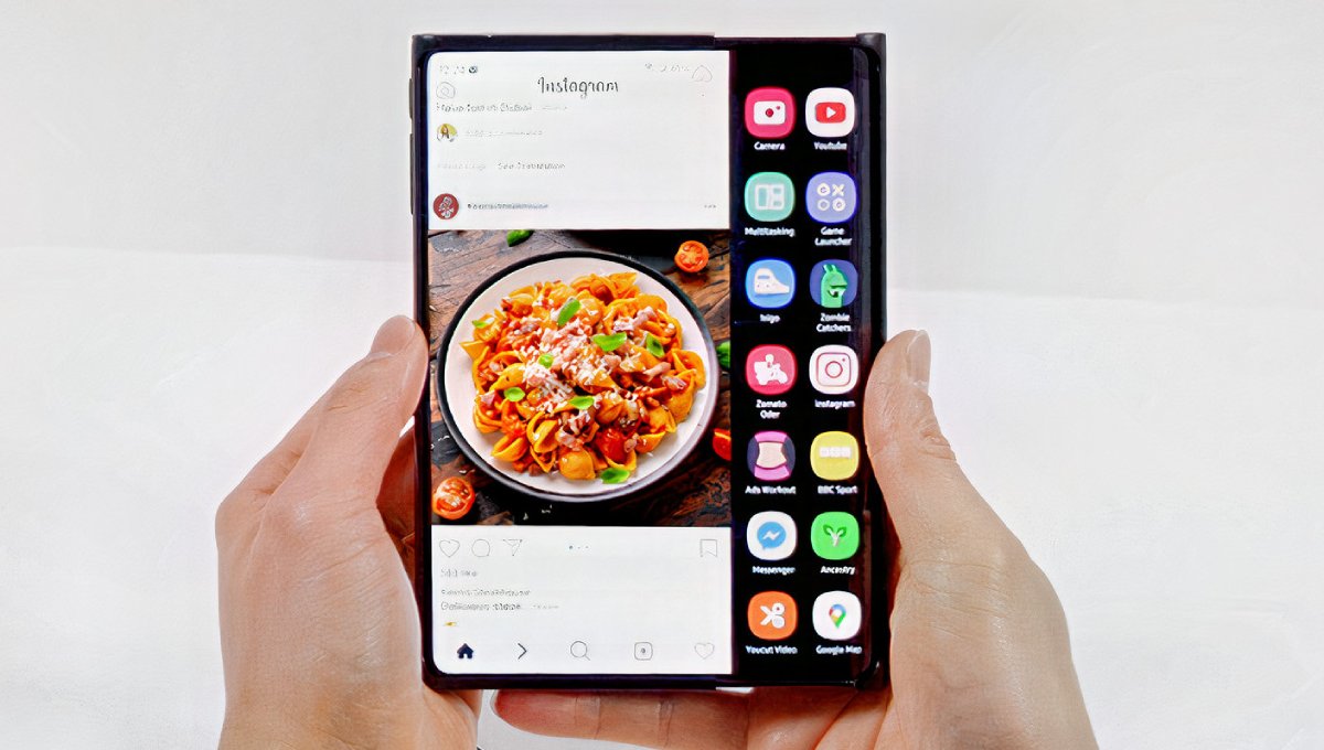 Smartphone màn hình cuộn khá phức tạp
