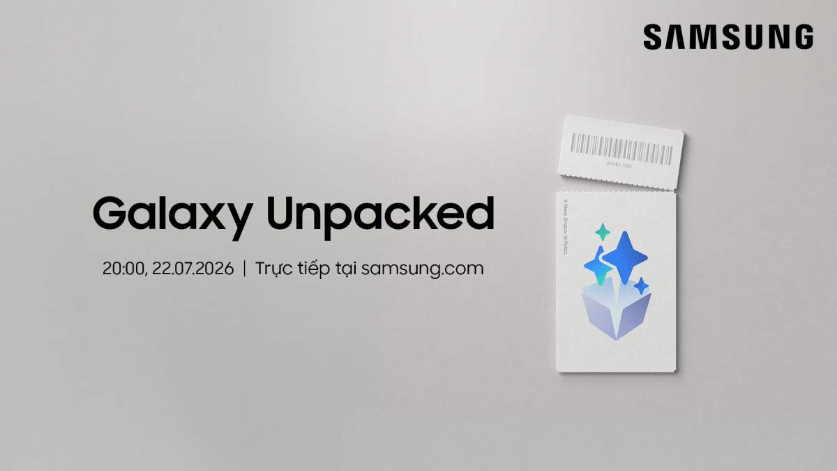 Sự kiện Galaxy Unpacked 2026 ngày 22/7