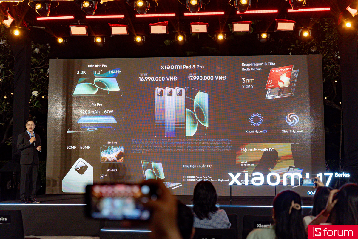 Xiaomi Pad 8 Series chính thức ra mắt tại Việt Nam