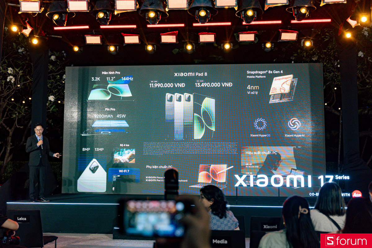 Xiaomi Pad 8 Series chính thức ra mắt tại Việt Nam