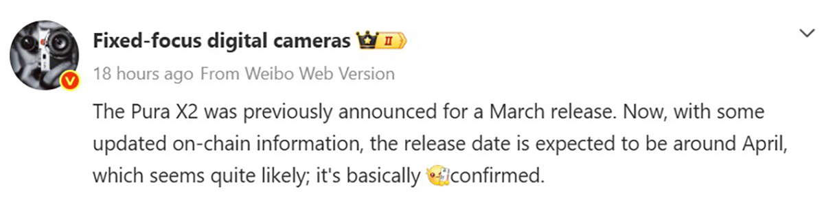 Huawei Pura X2 có thể ra mắt muộn hơn dự kiến