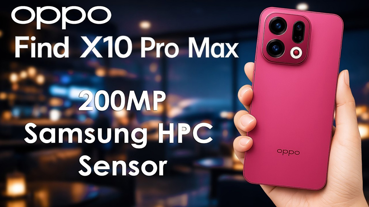 OPPO Find X10 Pro Max có thể dùng cảm biến 200MP Samsung cỡ lớn, tham vọng dẫn đầu nhiếp ảnh