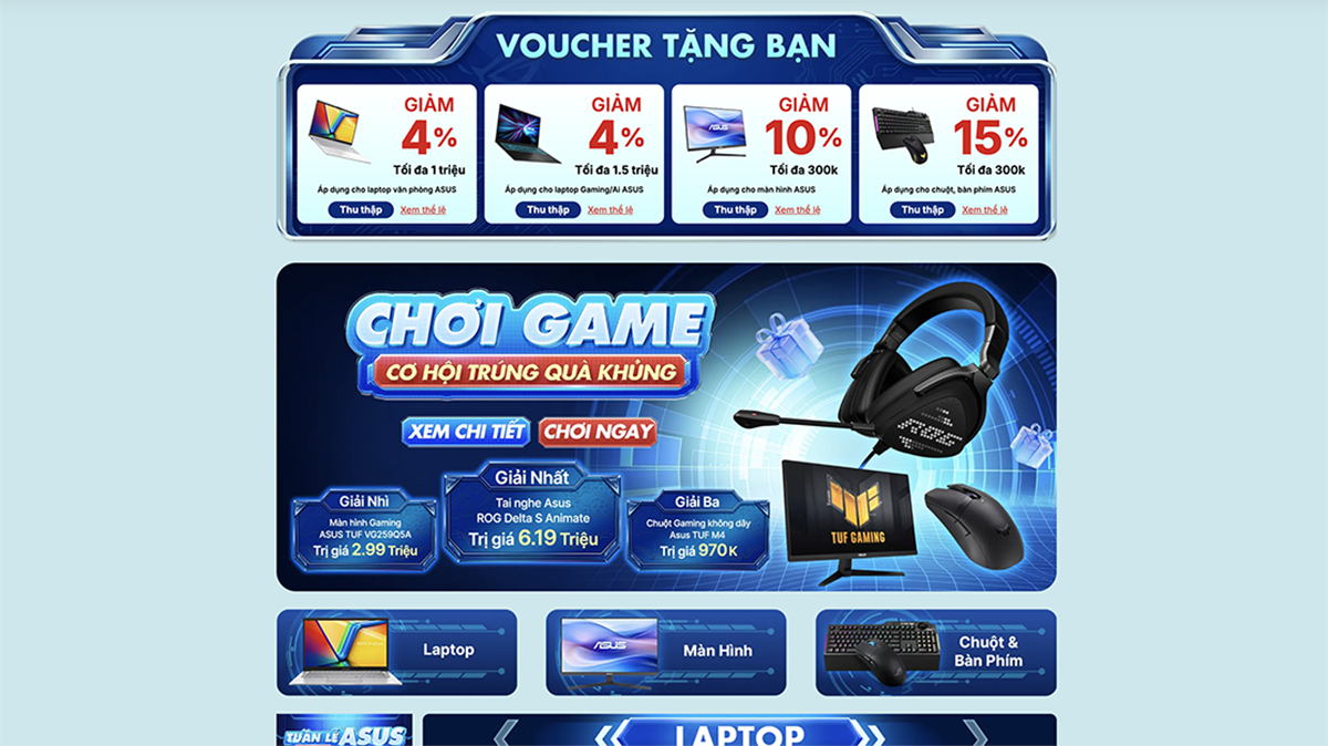 Tuần lễ ASUS tại CellphoneS mang đến nhiều deal giảm giá sốc