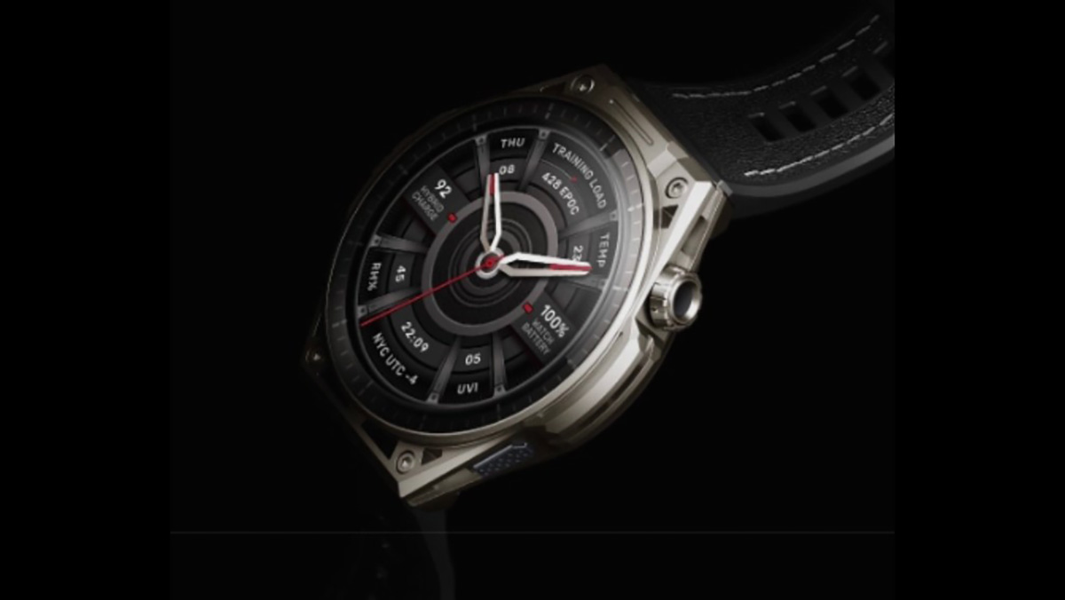 Smartwatch mới của Amazfit có khung titan cứng cáp