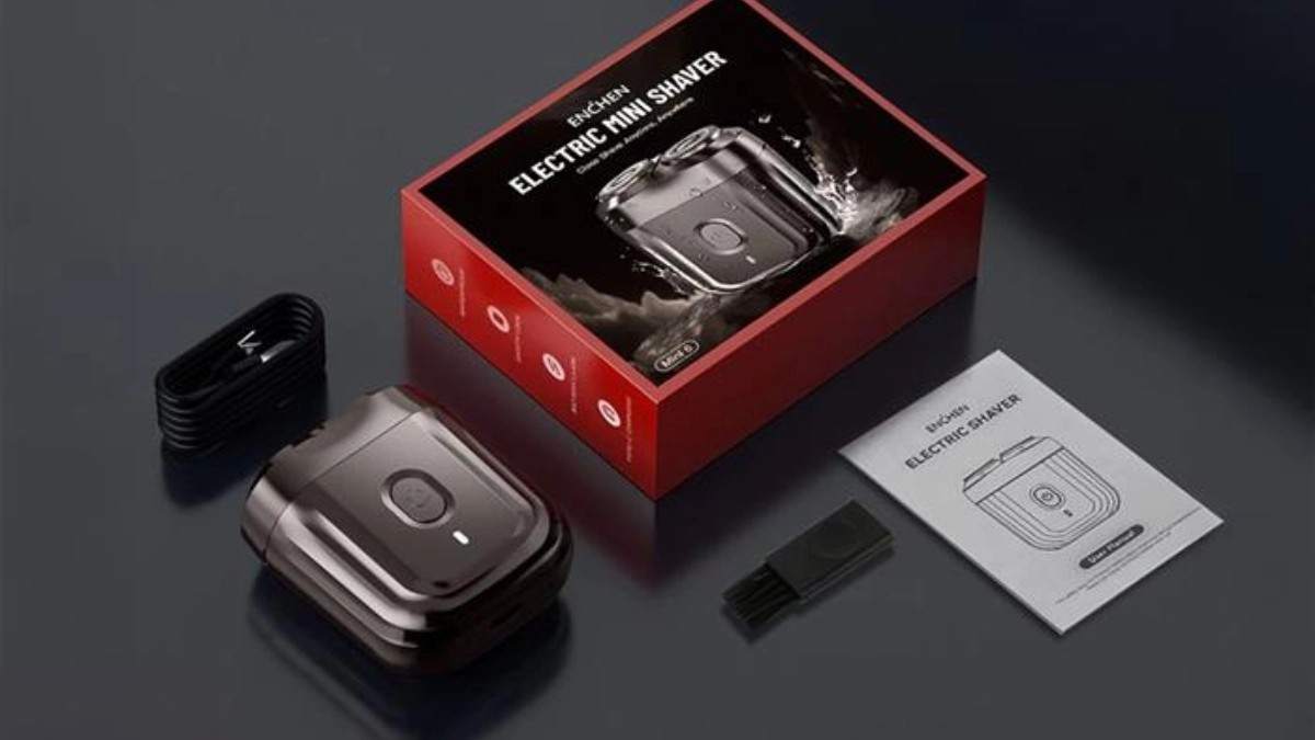 Combo quà máy cạo râu và máy tỉa lông mũi Enchen Mini 6 + EN005