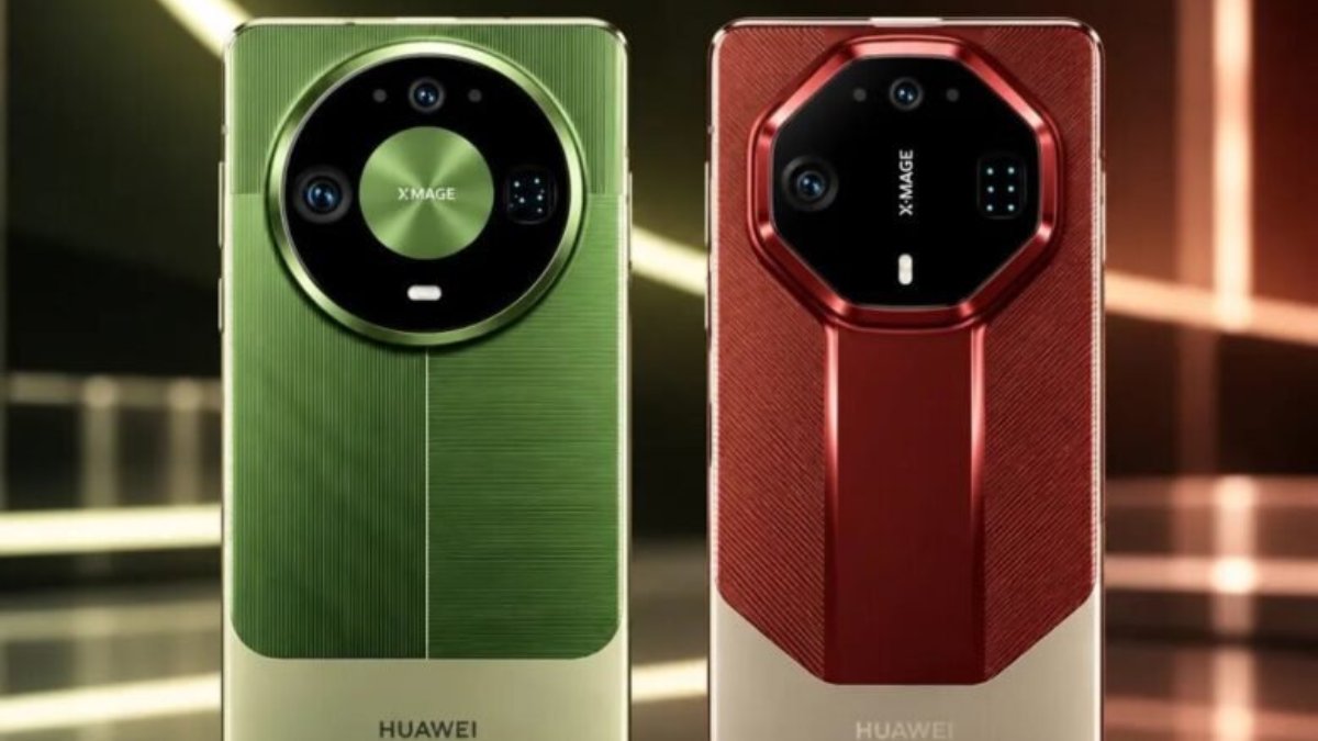 Rò rỉ ảnh render Huawei Mate 90 Series: Màn hình ba lỗ độc lạ và mặt lưng hai tông màu có gì hot?