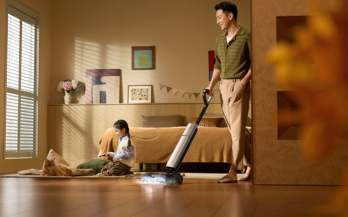 H16 Pro TriForce là máy hút bụi lau sàn đầu tiên của Dreame sở hữu 3 giải pháp làm sạch 