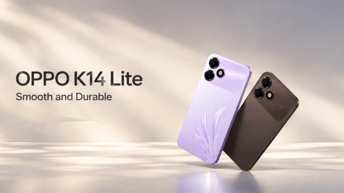 OPPO K14 Lite 4G ra mắt với pin khủng 7000mAh và màn hình 120Hz cực mượt, giá mềm