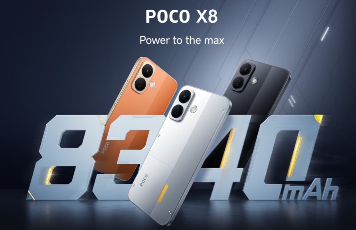 POCO X8 5G sở hữu viên pin khủng