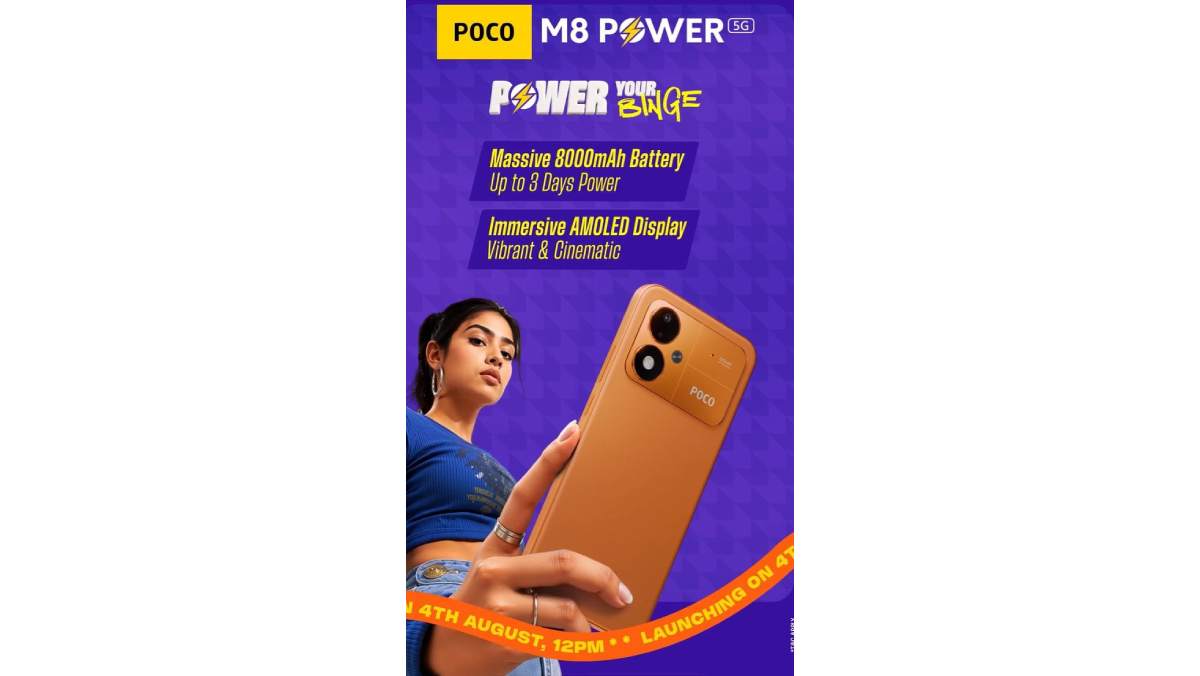 Teaser chính thức xác nhận ngày ra mắt của POCO M8 Power