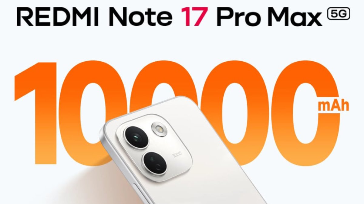 Redmi Note 17 Pro Max ra mắt: Pin 10000 mAh cực khủng, giá phải chăng