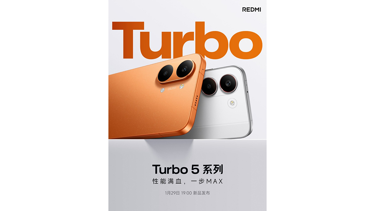 Xiaomi sẽ ra mắt dòng Redmi Turbo 5 vào ngày 29/1