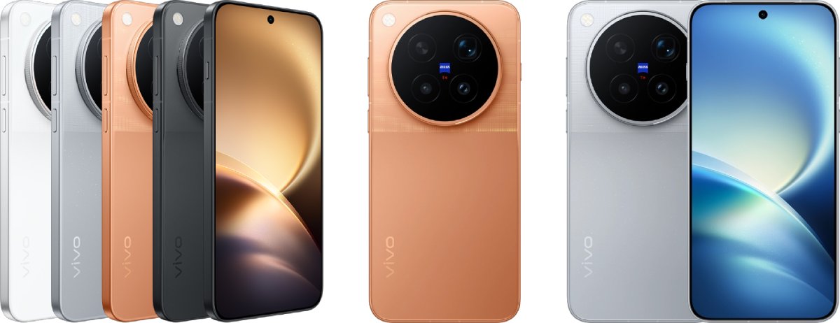 Các tùy chọn màu sắc của vivo X500 Pro Series