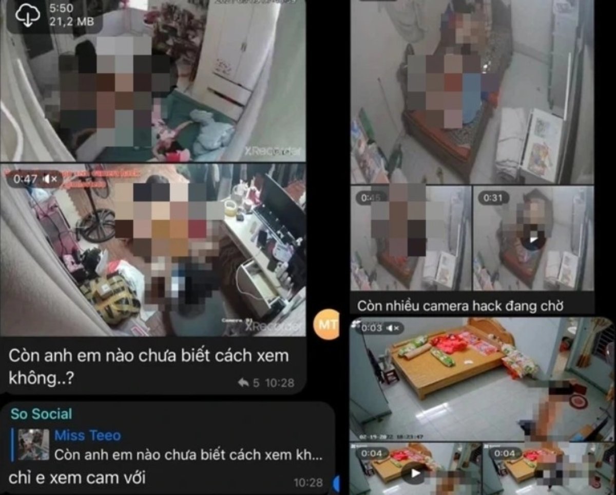 Những quảng cáo về ứng dụng và cách hack camera giám sát xem trộm clip nhạy cảm