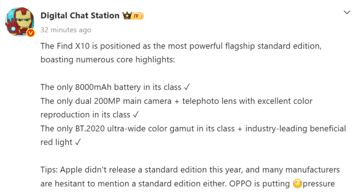 OPPO Find X10 sẽ có pin khủng và camera chất lượng cao