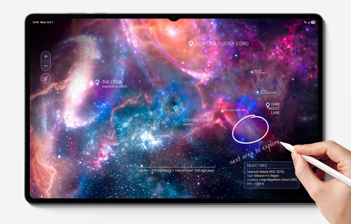 Các máy tính bảng mới của Samsung có màn hình khá chất lượng