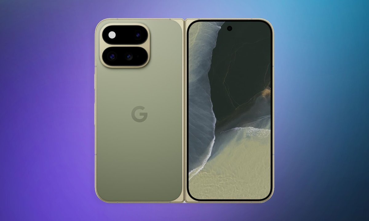 Pixel 11 Pro Fold màu Olive
