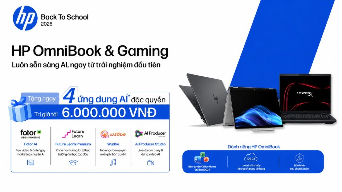 HP tung ưu đãi hấp dẫn cho mùa tựa trường 2026