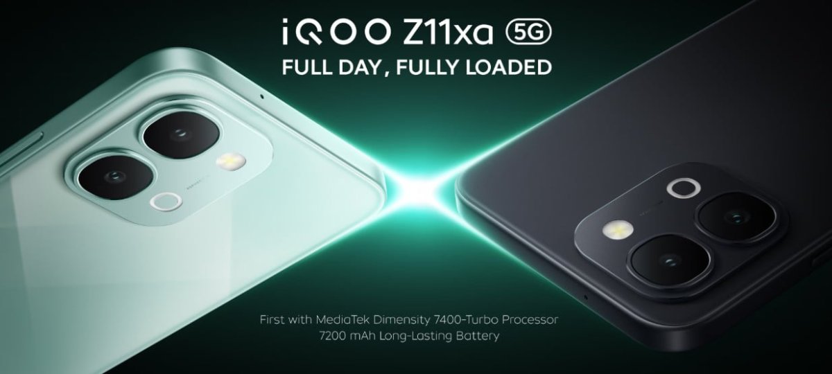 iQOO Z11xa 5G ra mắt: Pin khủng 7,200mAh, kháng nước IP69+ siêu bền bỉ