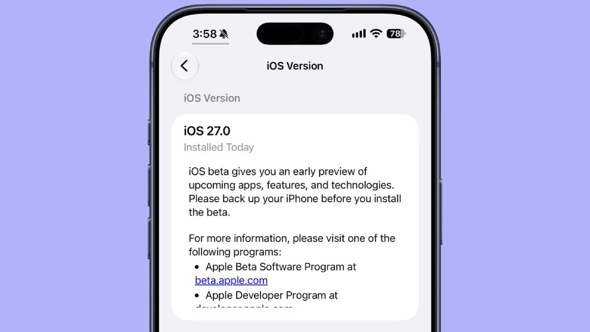 iOS 27 Developer Beta 5 có gì mới về cập nhật phần mềm