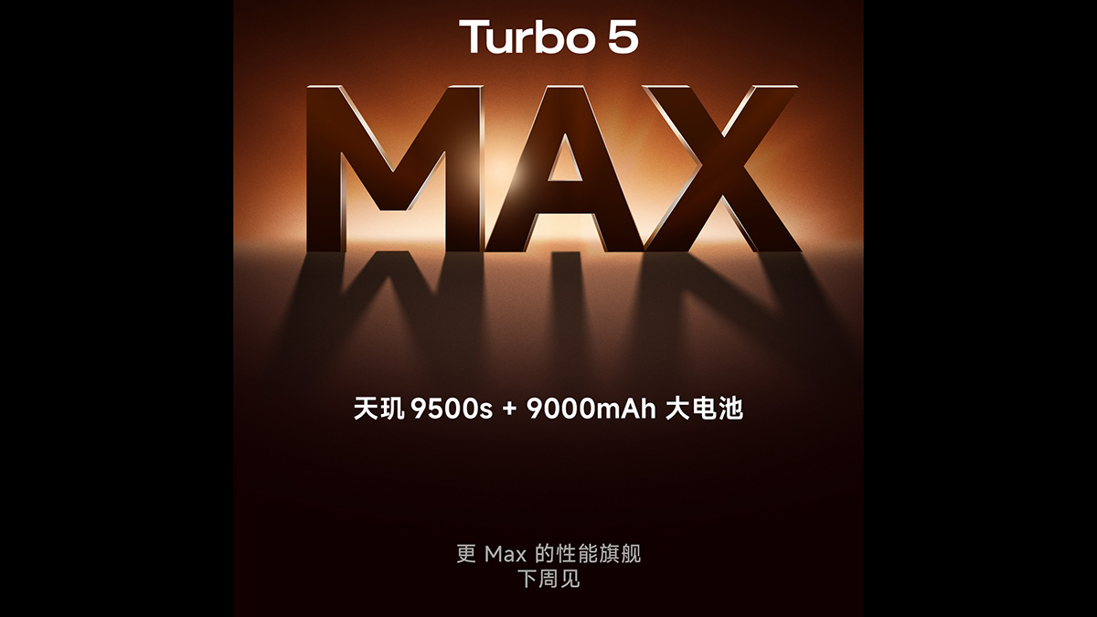 Redmi Turbo 5 Max được xác nhận ra mắt trong tuần này
