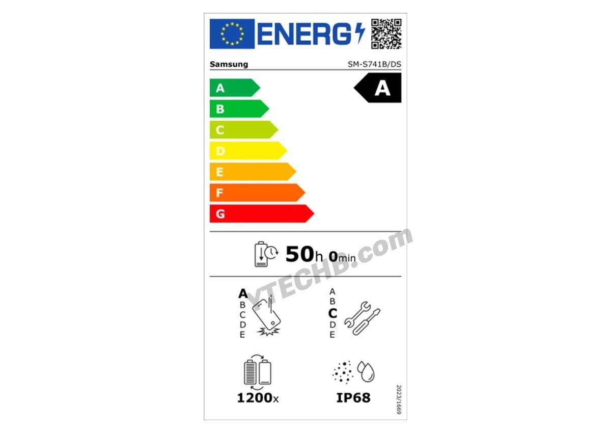 Nhãn năng lượng Galaxy S26 FE