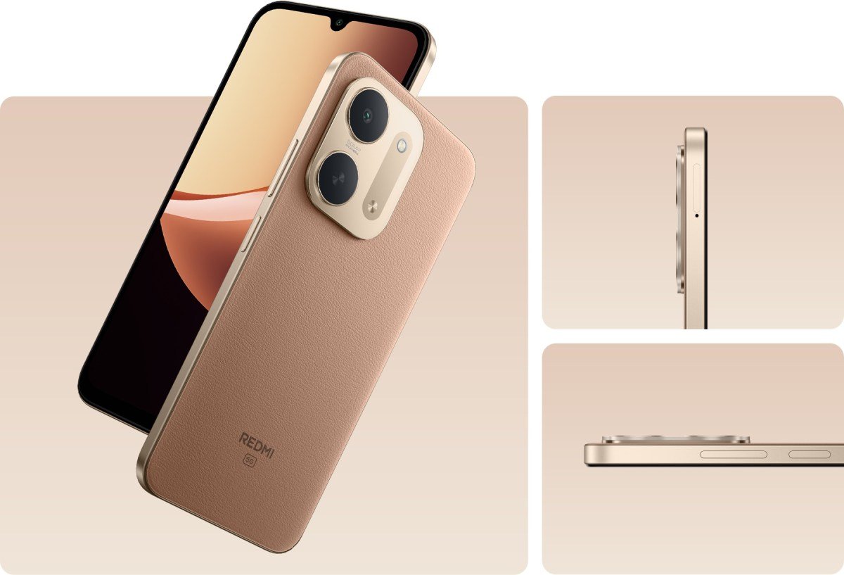 Redmi 17C 5G có thiết kế hiện đại, bắt mắt