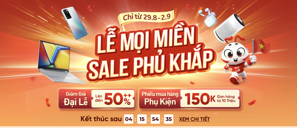 CellphoneS mang đến chương trình sale 2/9