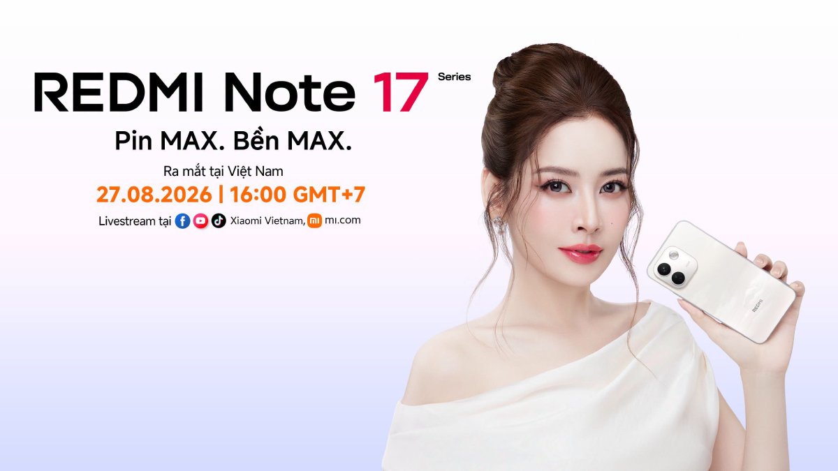 Sự kiện ra mắt Redmi Note 17 Series tại Việt Nam