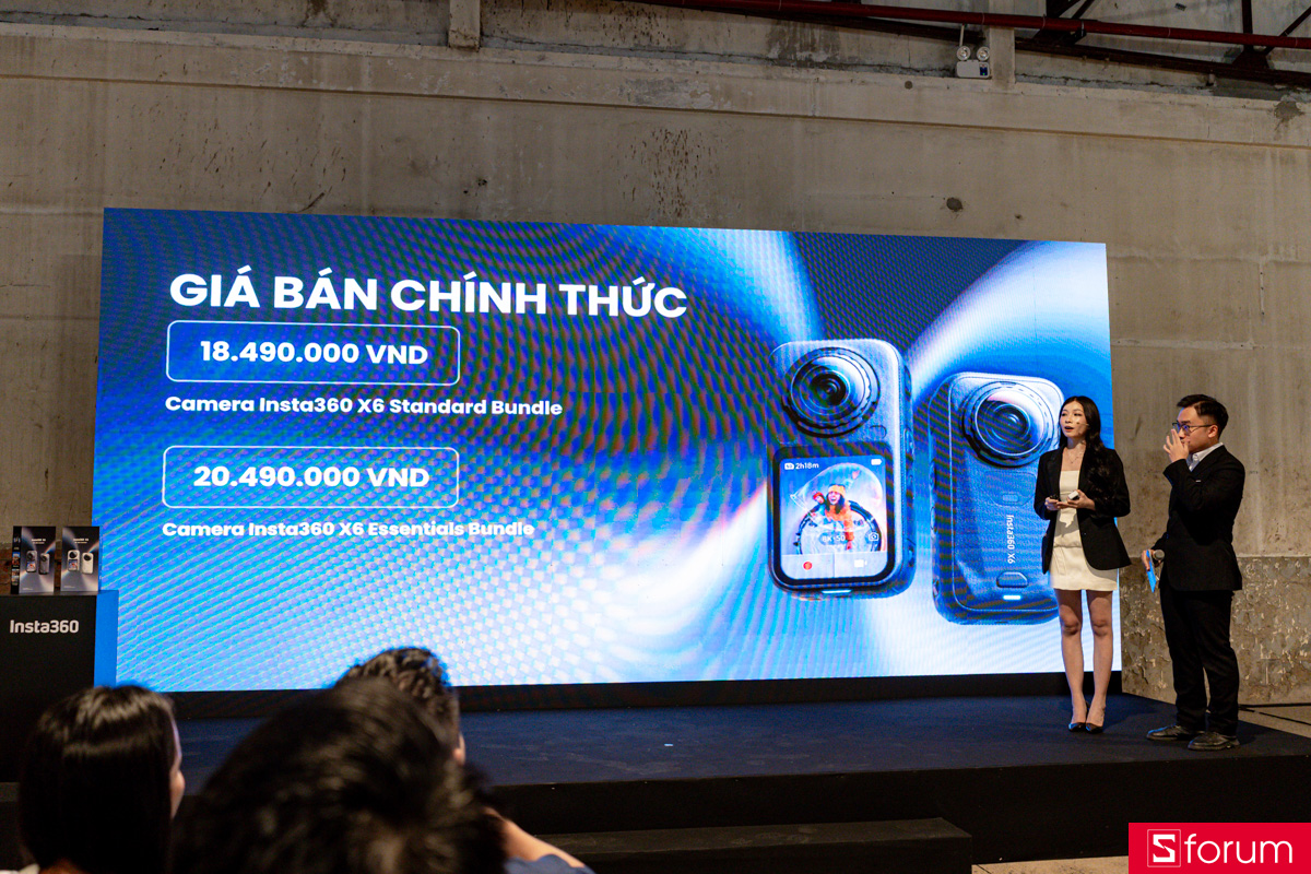 Sự kiện chính thức bắt đầu và giá Insta360 X6 tại Việt Nam đã được công bố