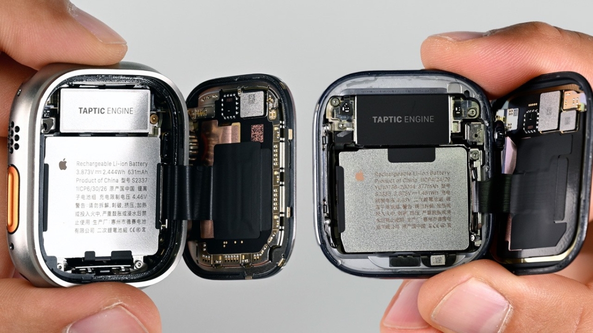 iFixit hé lộ khả năng sửa chữa của Apple Watch Series 12 và Ultra 4