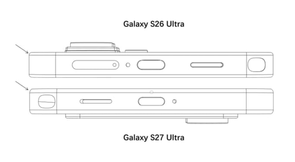 Khung viền Galaxy S27 Ultra sẽ bo cong mềm mại hơn