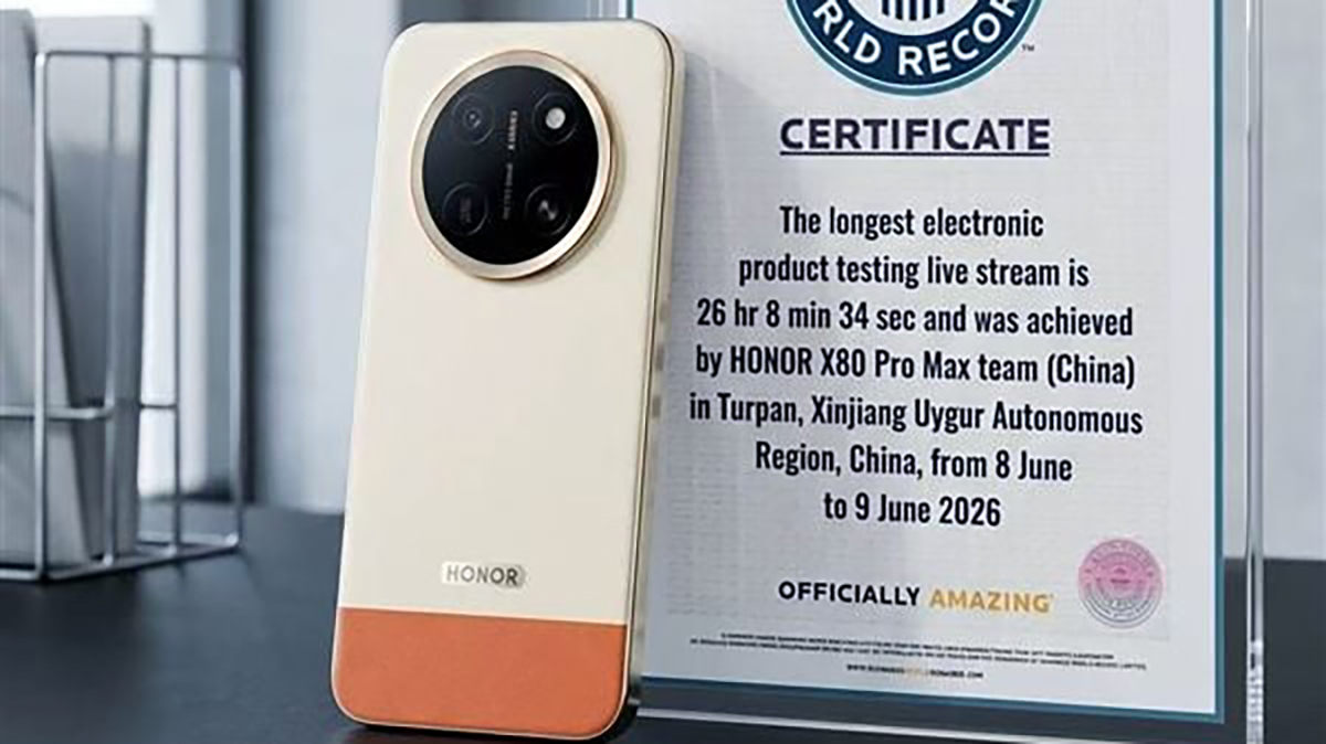 HONOR X80 Pro Max cho thời gian sử dụng tuyệt vời