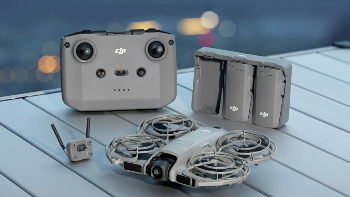 Combo bao gồm pin và hộp sạc của DJI Neo 2