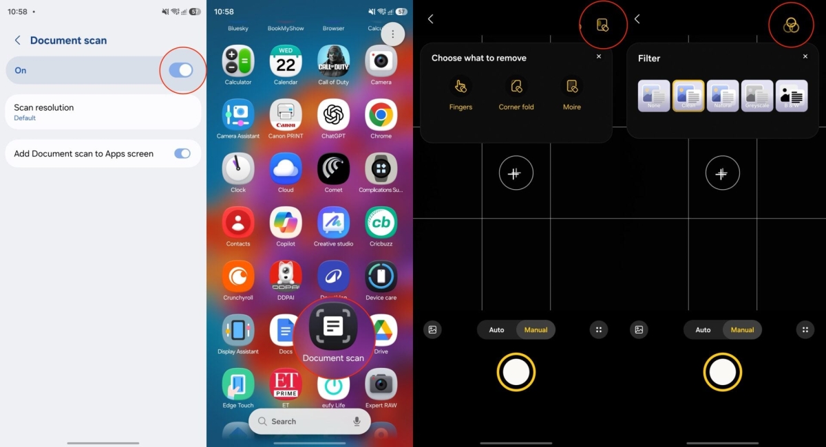 One UI 8.5 có gì mới về quét tài liệu