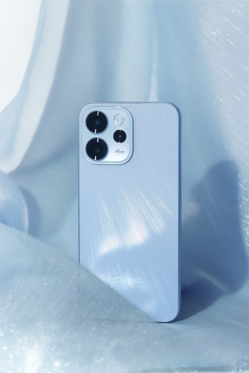 Thiết kế của OPPO Reno15 Series rực rỡ với họa tiết Mưa Sao Băng lấp lánh