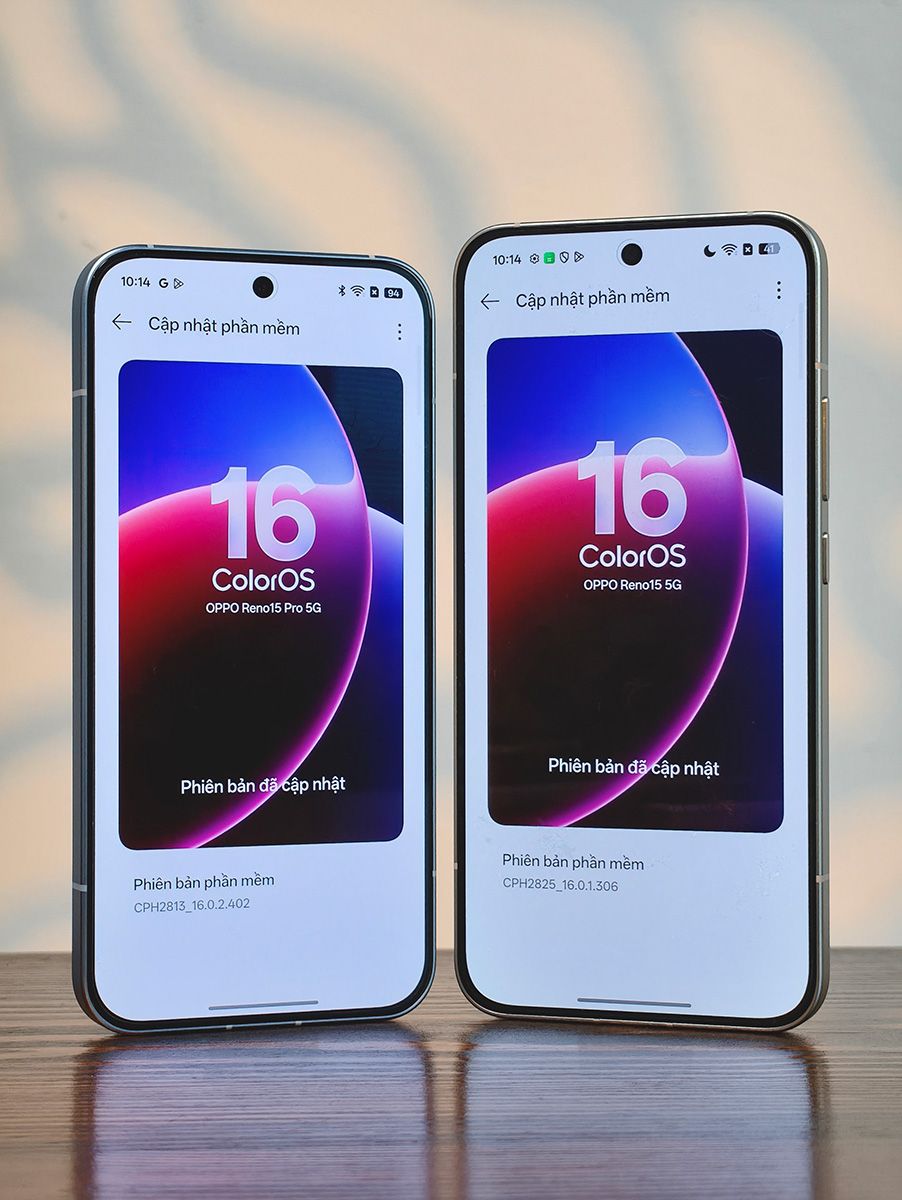 OPPO Reno15 Series chạy ColorOS 16