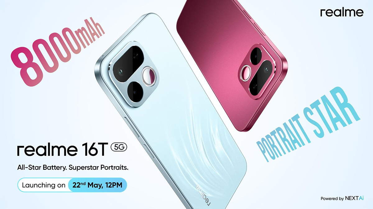 realme 16T với pin 3 ngày sẽ ra mắt vào ngày 22/5, fan có “hóng” không?