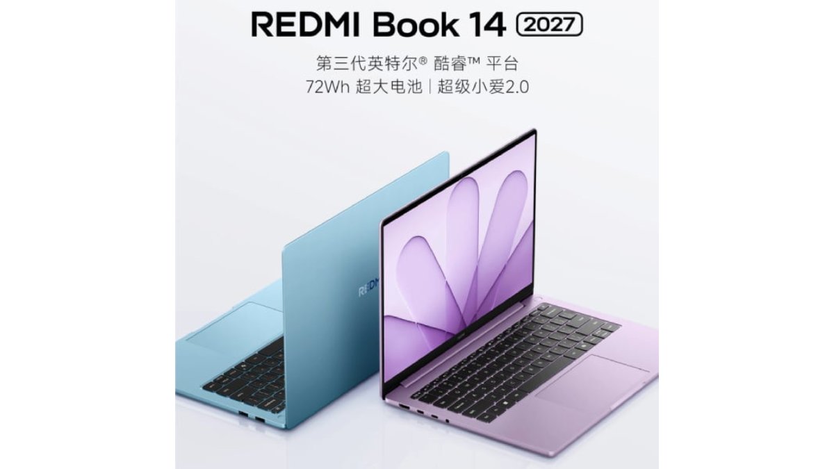Redmi Book 2027 sẽ ra mắt váo ngày 27/10