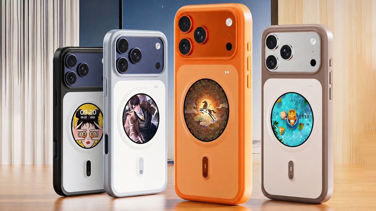 Đây là chiếc ốp lưng iPhone 17 Pro Max độc lạ: Có thêm màn hình sau, chơi được game cổ điển