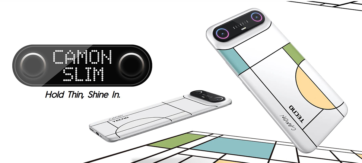 Tecno Camon 50 Slim ra mắt với thiết kế bắt mắt